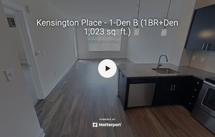 Virtual Tour for Floor Plan 1-Den B