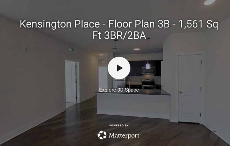 Virtual Tour for Floor Plan 3-B